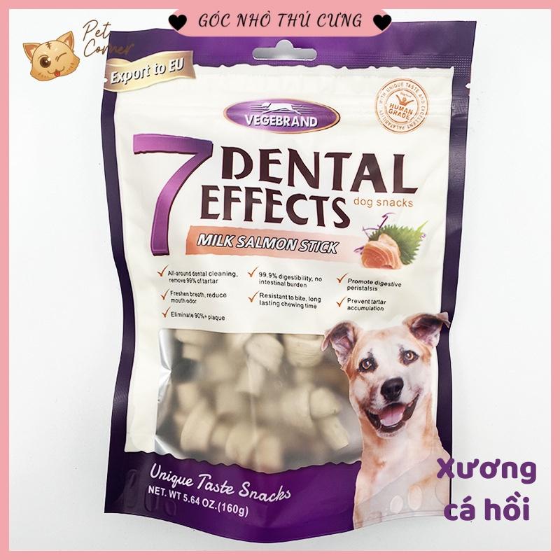 Xương gặm sạch răng thơm miệng cho chó 7 Dental Effects (gói 160g)