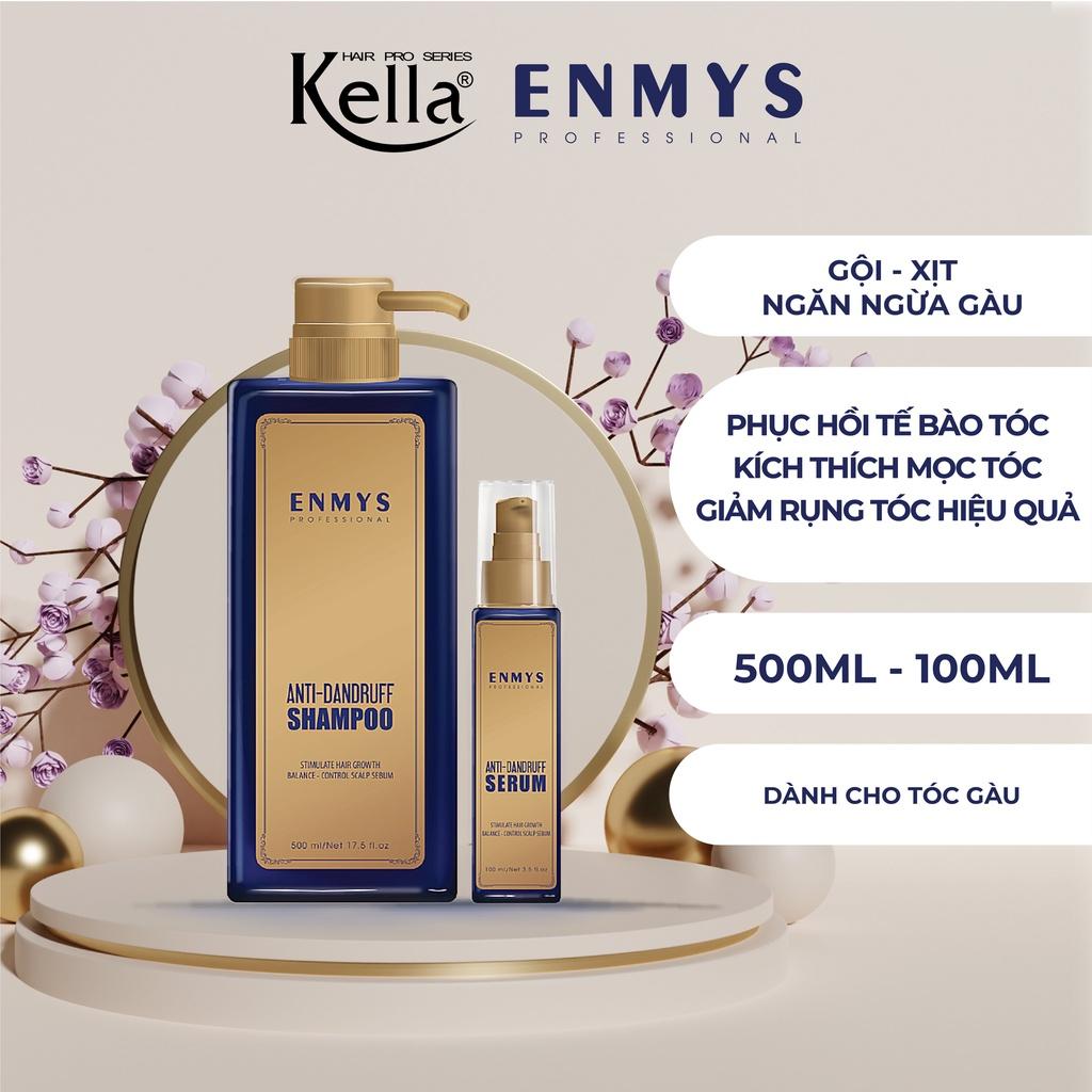 Combo dầu gội xịt tóc ngăn ngừa gàu trở lại Enmys