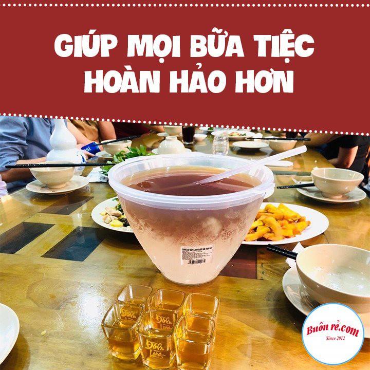 Bộ bát ướp lạnh trái cây Tặng kèm muỗng múc - Dụng cụ ướp lạnh hoa quả, trái cây