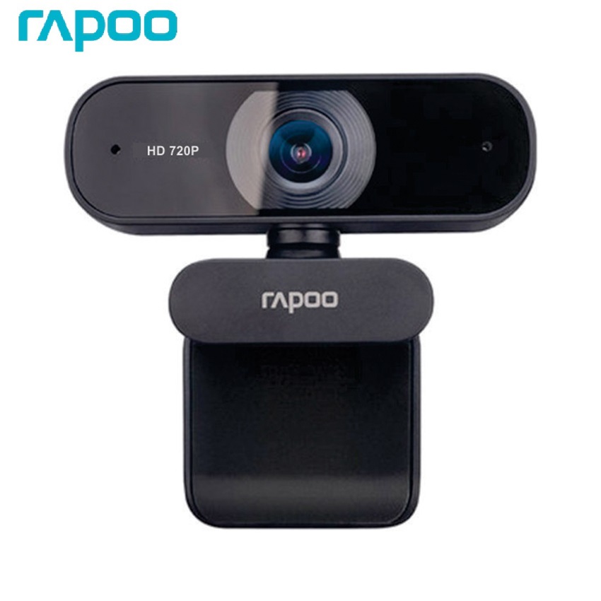 Webcam RAPOO C200 độ phân giải HD 720P - Hàng chính hãng