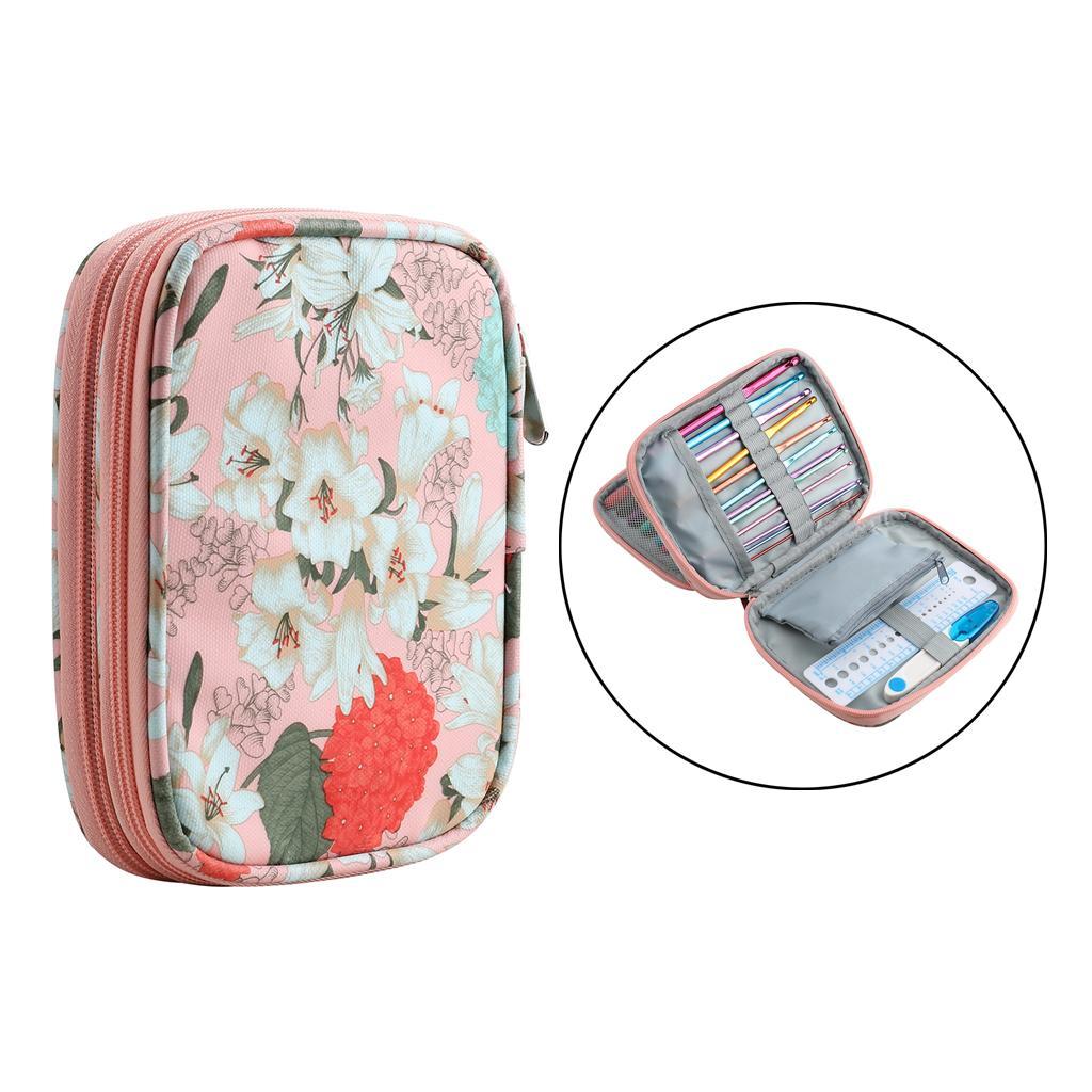 Knitting Crochet Hook  Case Empty  Organizer Pink