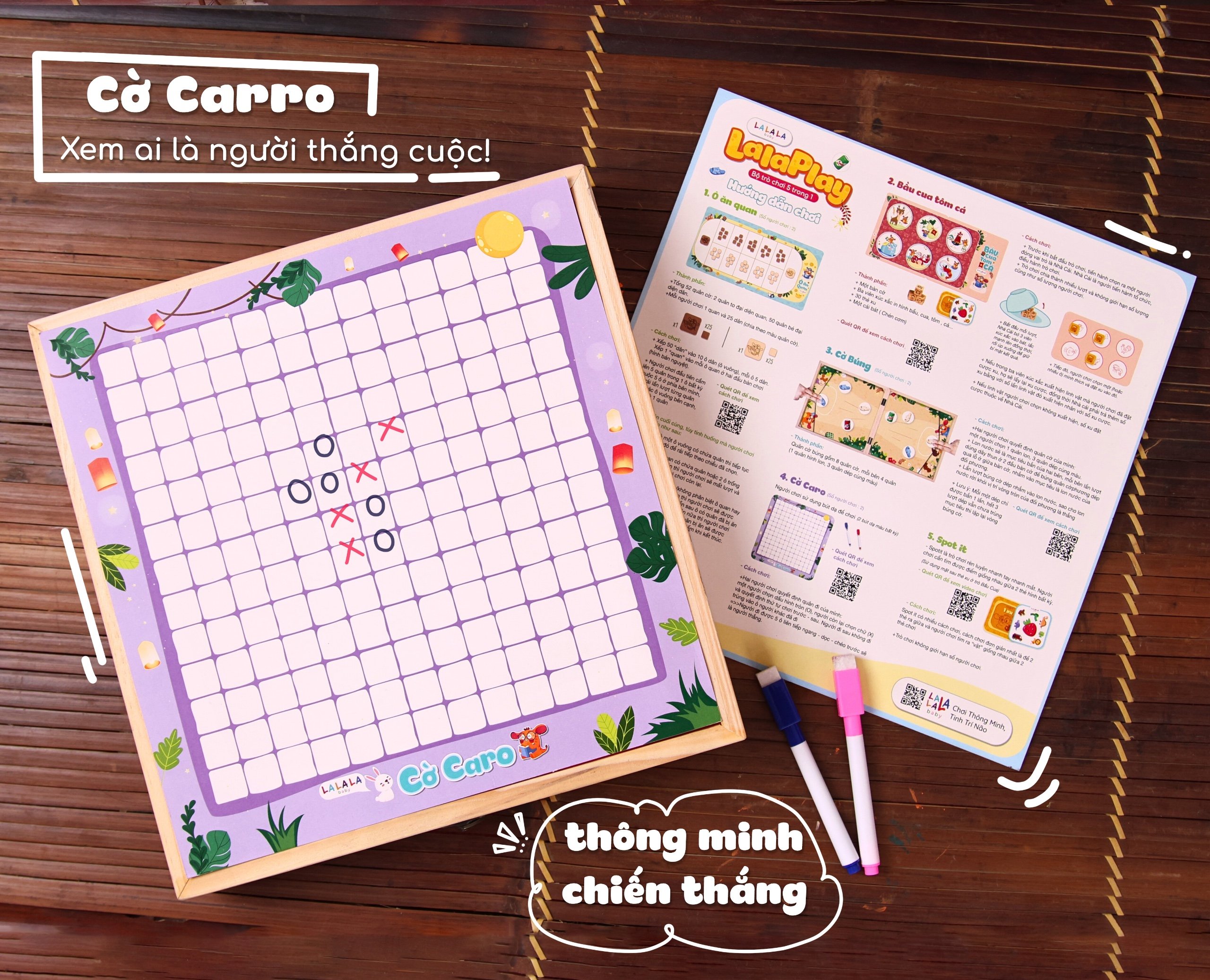 Bộ 5 Trò Chơi Dân Gian 5in1 Lala Play - Chính hãng Lalala Baby