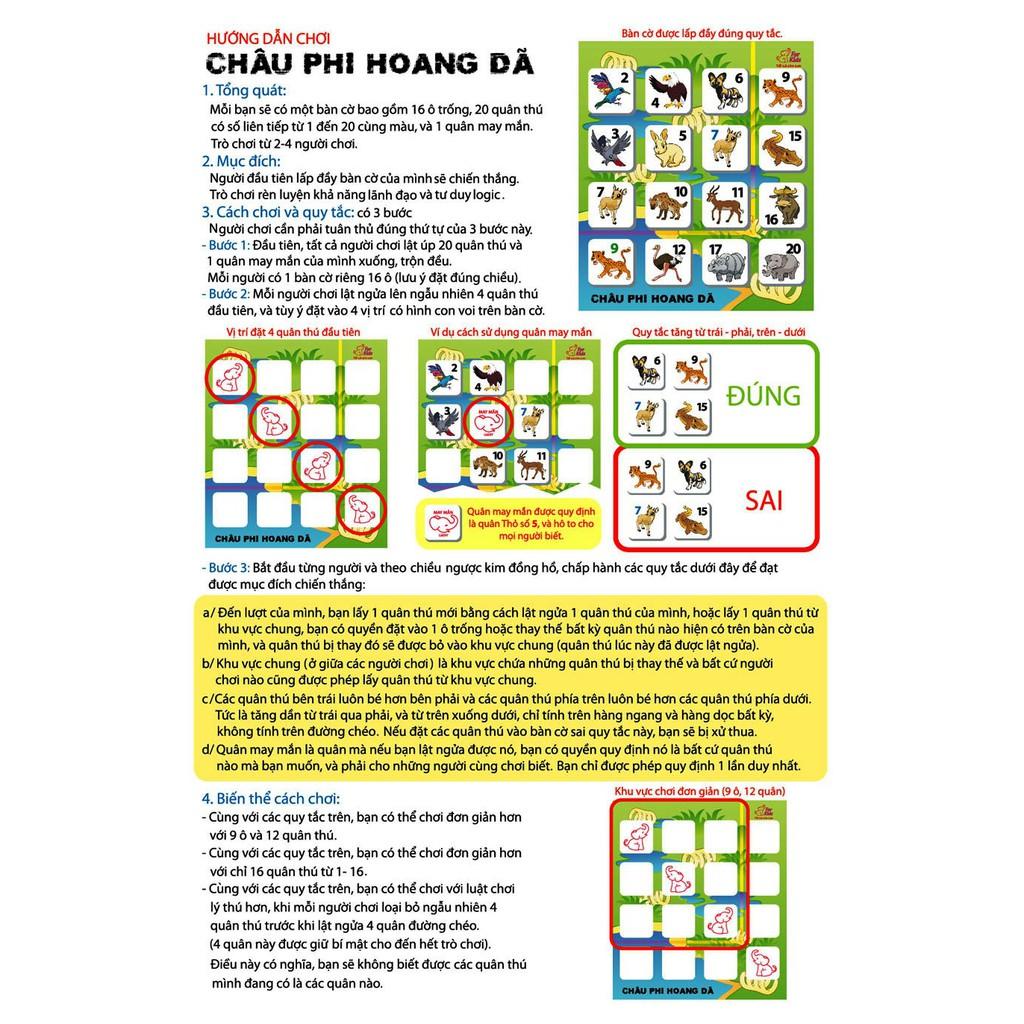 Đồ chơi giáo dục Việt For Kids - Cờ giáo dục - Châu phi hoang dã - FKS-0054