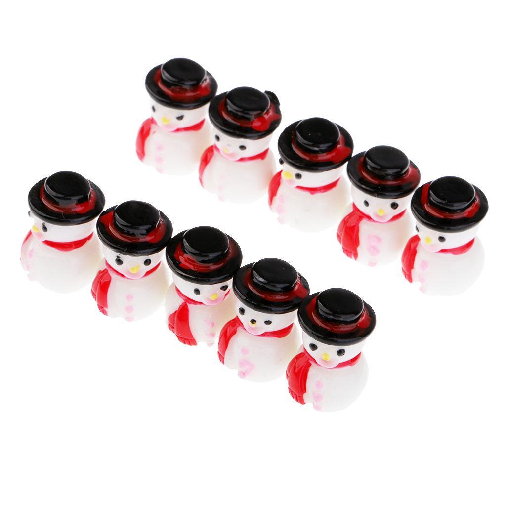 20pcs Snowman Doll Christmas Decoration DIY Handmade Snowman Ornaments Decor