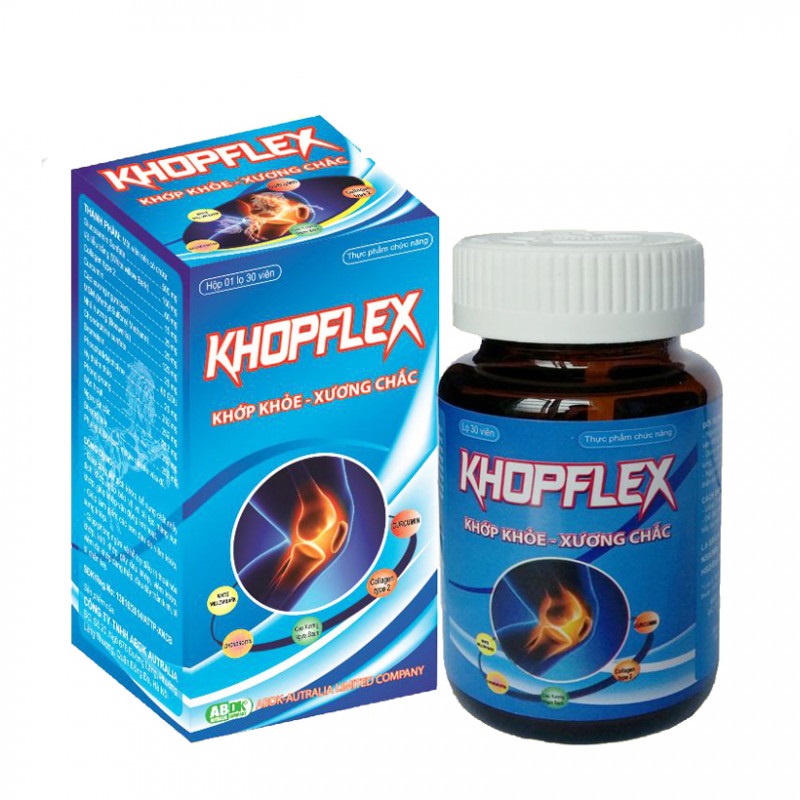 Thực phẩm bảo vệ sức khỏe KHOPFLEX giảm đau nhức xương khớp, thoái hóa khớp