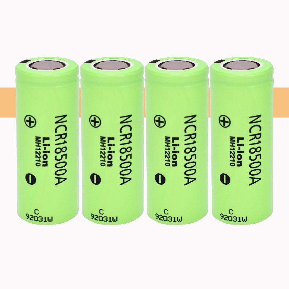 100% Nguyên Bản 3.7V 18500 2040Mah Pin Lithium Ion Cho Panasonic NCR18500A 3.6V Cho Đồ Chơi Đèn Pin Đèn Pin V. V. Điện Áp Danh Định: 3.7V