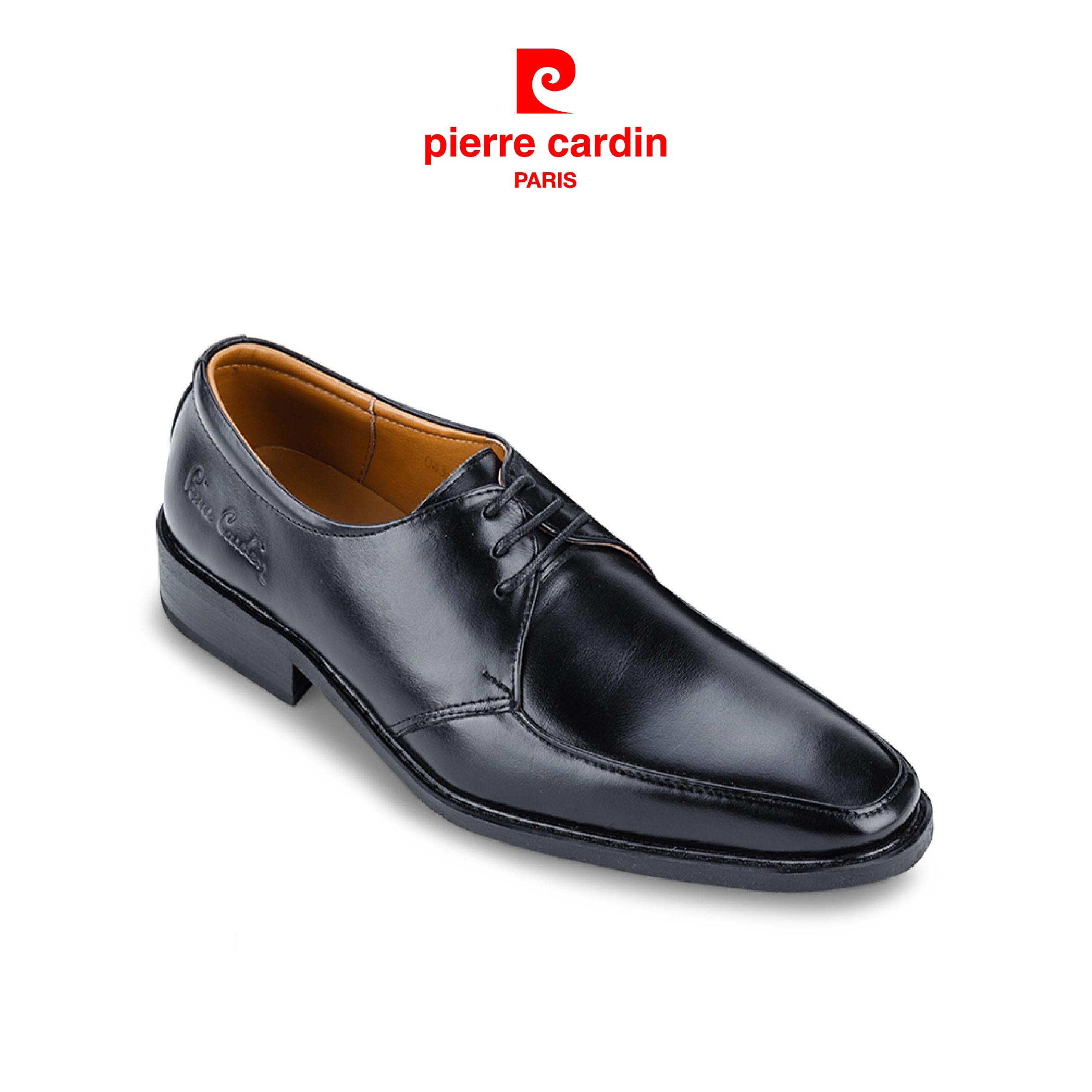 Giày Da Pierre Cardin Black Derby Cement  PCMFWLE0 043BLK