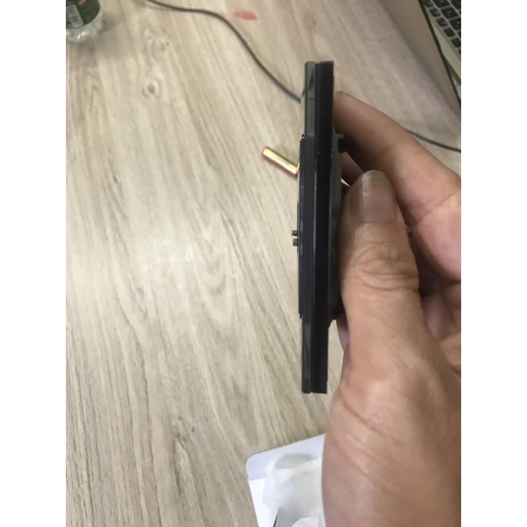 Ổ cắm 2 cổng mạng âm tường mặt kính cường lực ATS-UKB-L2