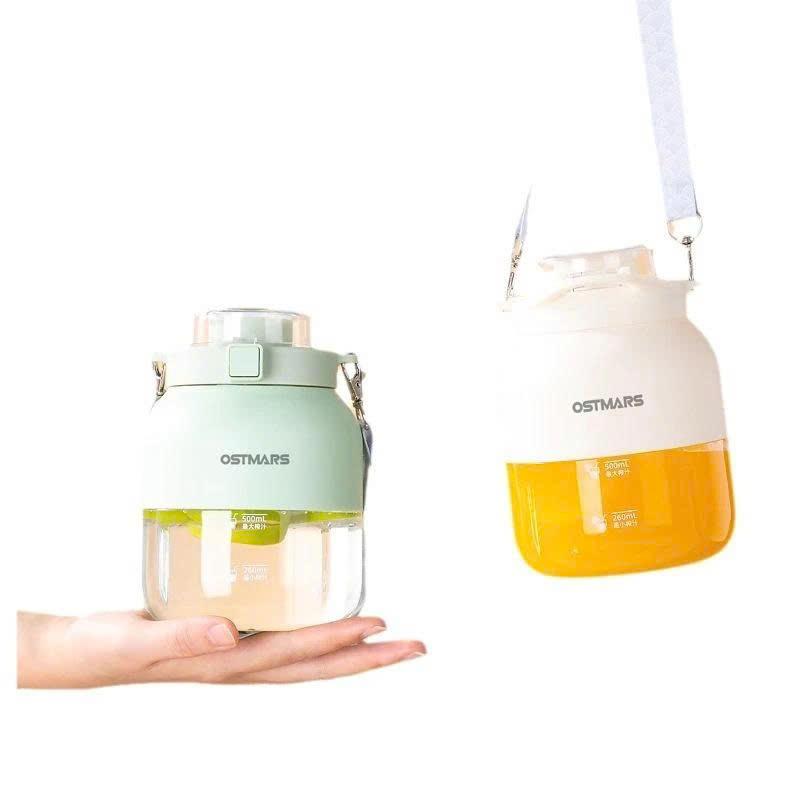 Máy Xay Sinh Tố Cầm Tay Mini Ostmars Sạc Tích Điện - giao mầu ngẫu nhiên