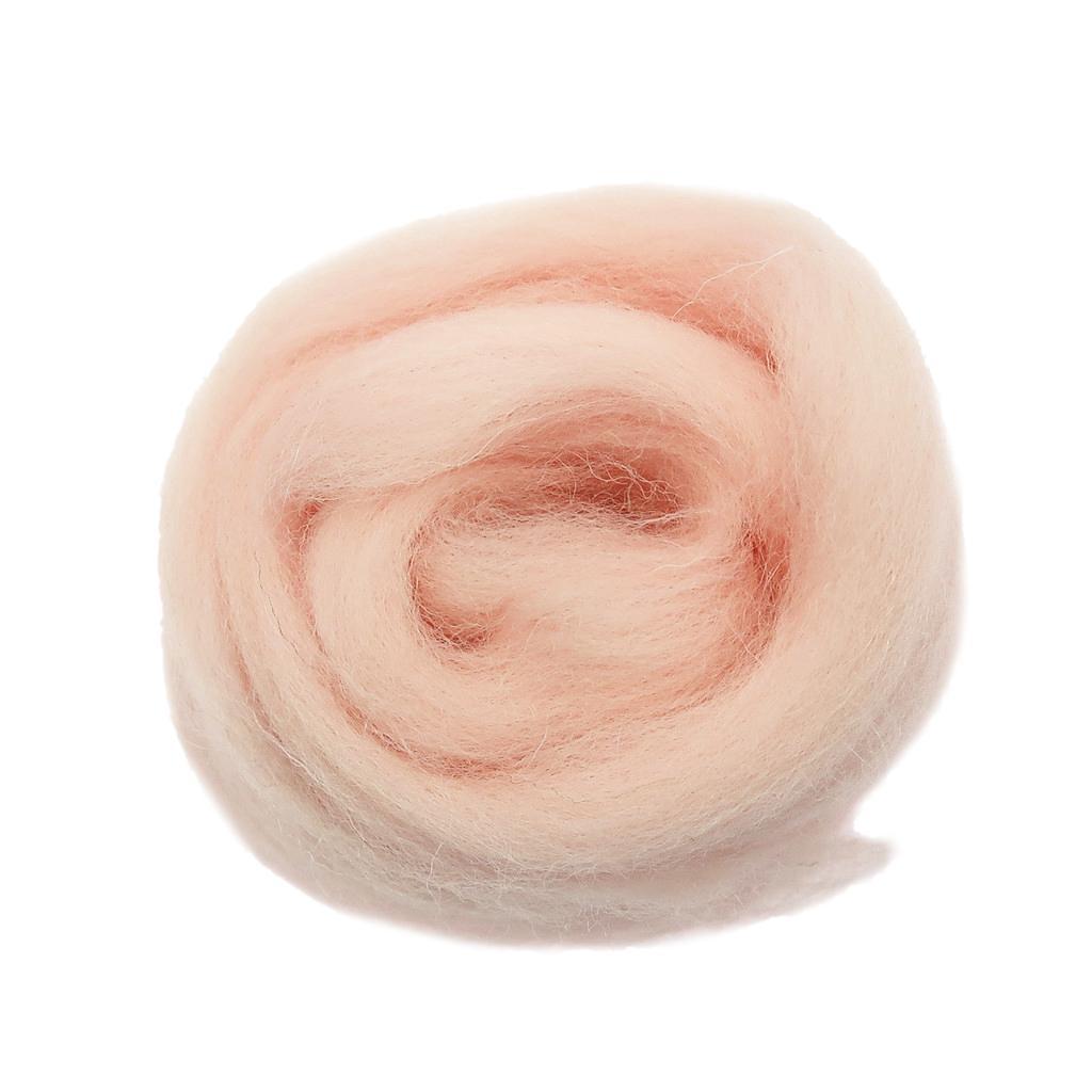 4pcs Handmade Wool Roving Fibre for Needle Felting Materials
