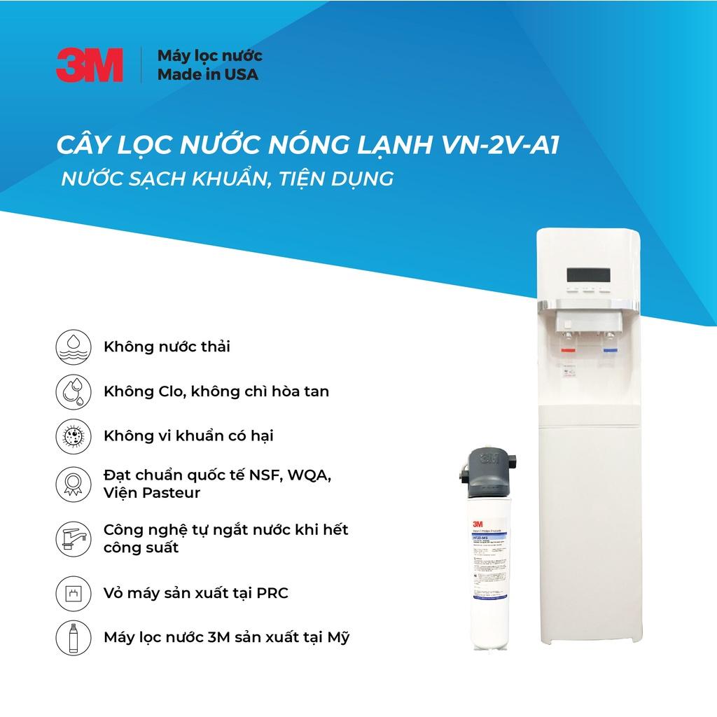 Cây Lọc Nước Nóng Lạnh 3M VN2V-A1 Có Bảng Điện Tử (Sử Dụng Máy 3M Brew120-MS) - Hàng Chính Hãng