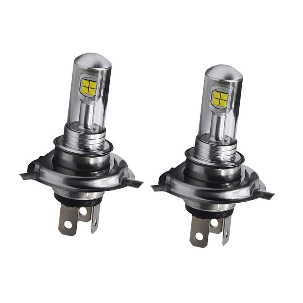 2 Pieces H4 80W 6000K Car Fog Driving DRL Light LED Bulbs High Power