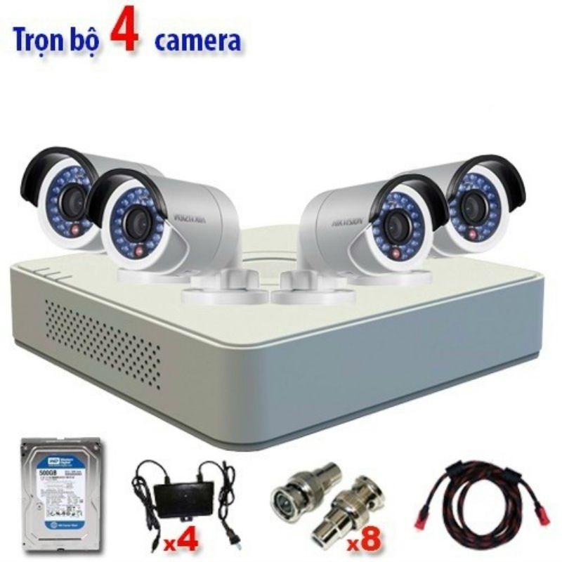 Trọn Bộ Camera Hikvision 2MP DS-2CE16B2-IRP HD 1080P -Hàng Chính Hãng