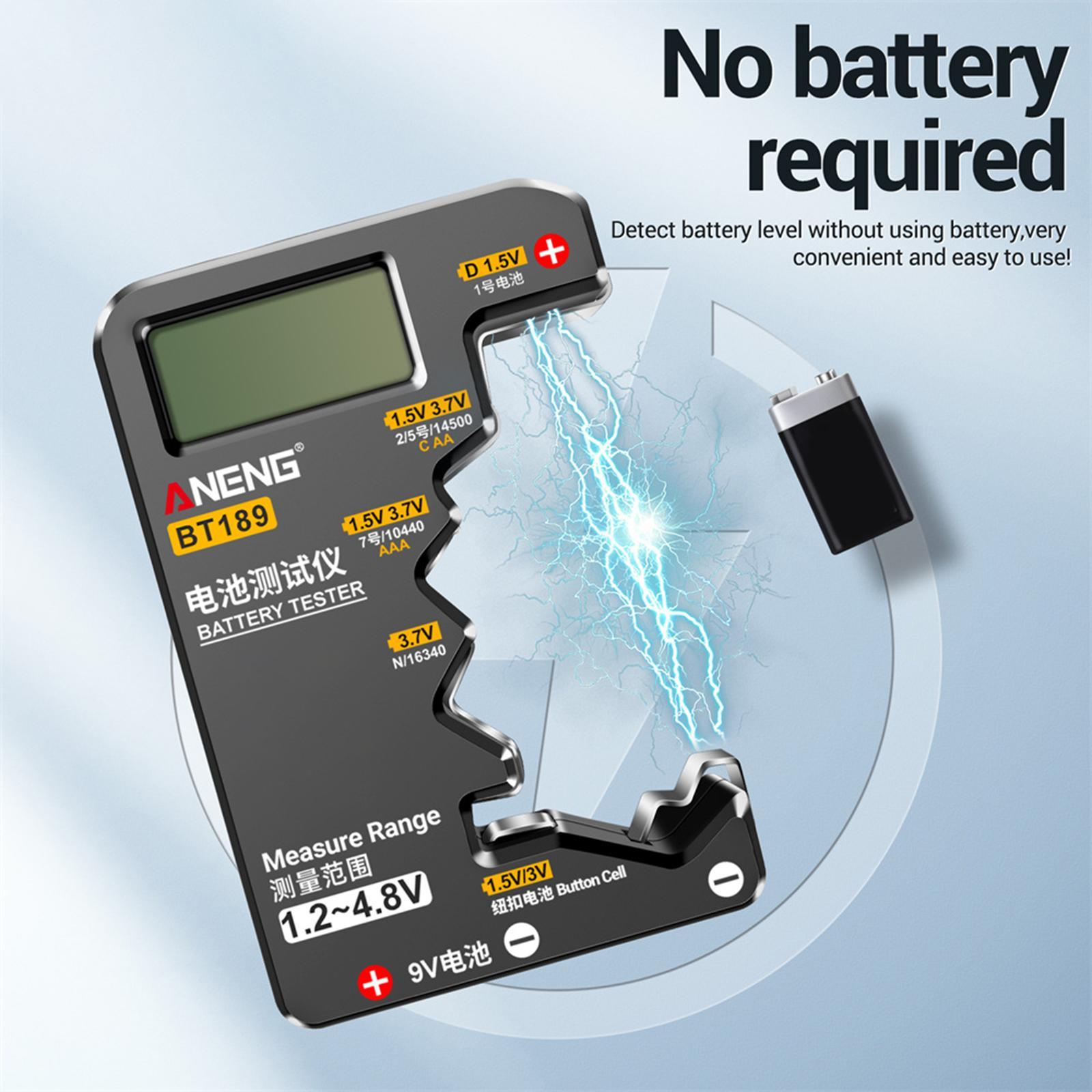 Household Battery Tester Voltage Tester 1.2-4.8V Measuring Tool Equipment