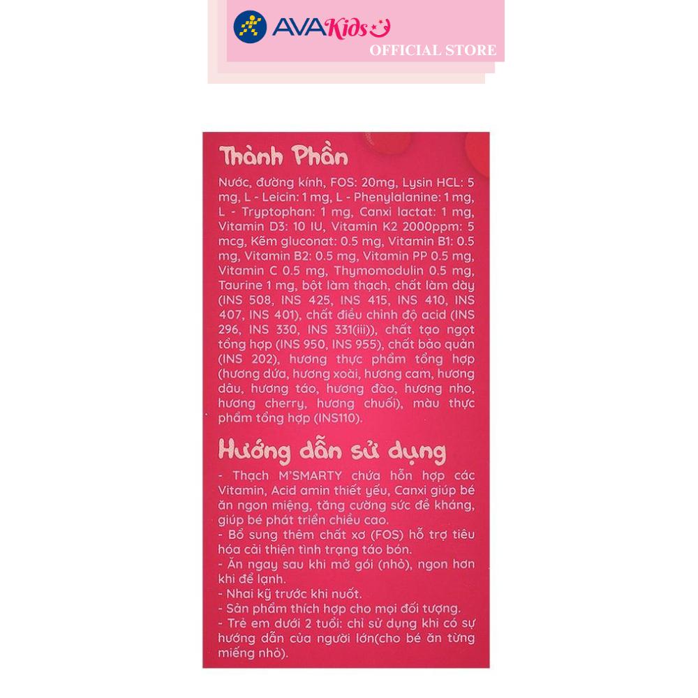 Thạch M'Smarty Vitamin giúp tăng cường sức đề kháng 24 gói (từ 2 tuổi)