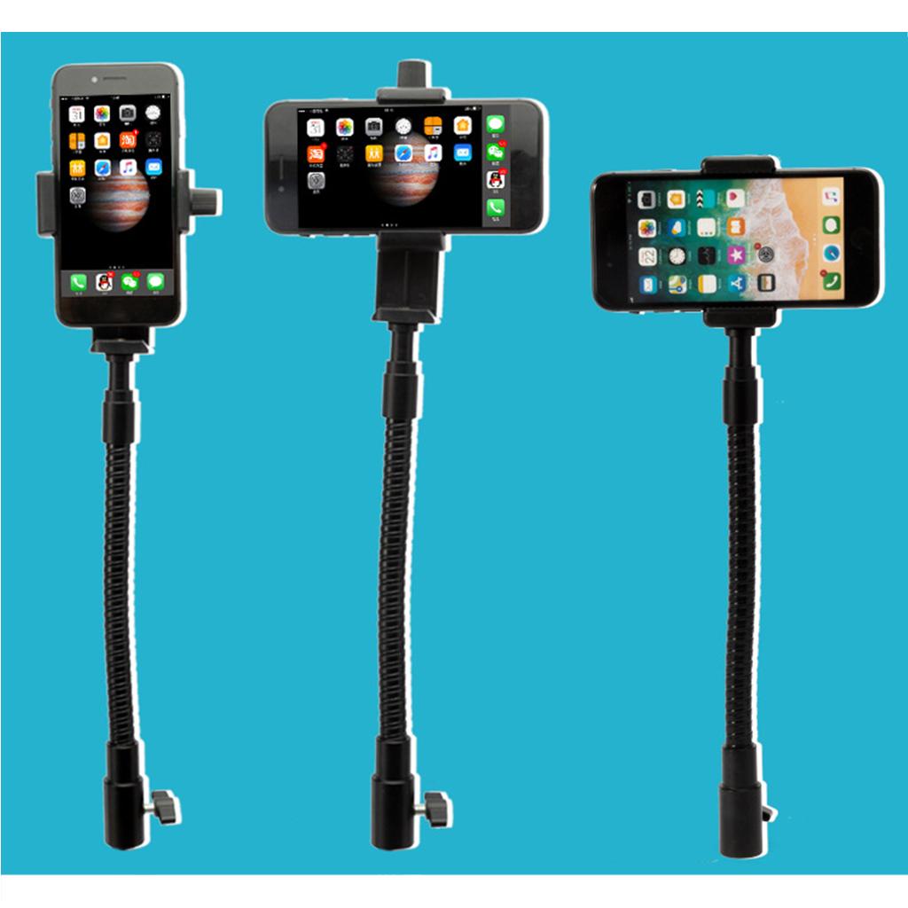 Phone E Clip Holder Clamp Mount Tablet Holder Bracket Metal Hose