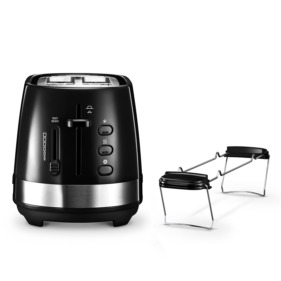 Máy Nướng Bánh Mì Delonghi CTLA2103.BK (800W) - Đen - Hàng chính hãng