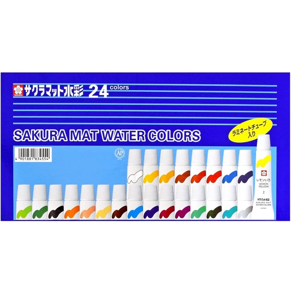 Màu Nước Sakura Mat Water Color 5ml 24 Màu