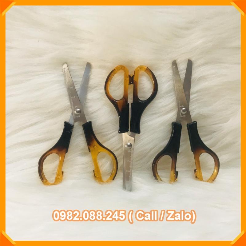 Kéo thủ công đầu tròn an toàn, Kéo có thước đo tiện lợi