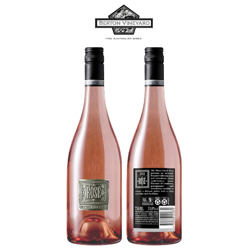 Rượu vang hồng Berton Vineyards Metal Label Rose 2021 750ml 13% Alc