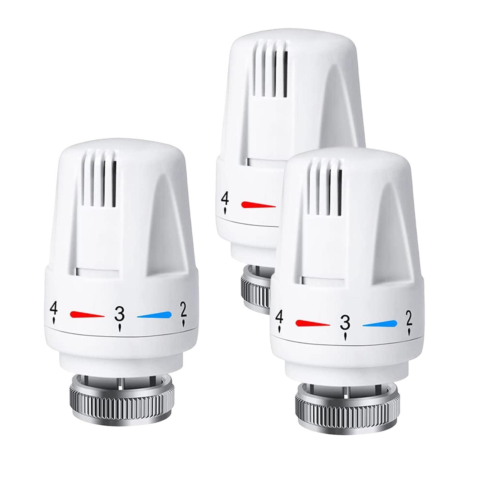3/4/6Pcs Thermostatic Replacement Temperature Controller Adjustable