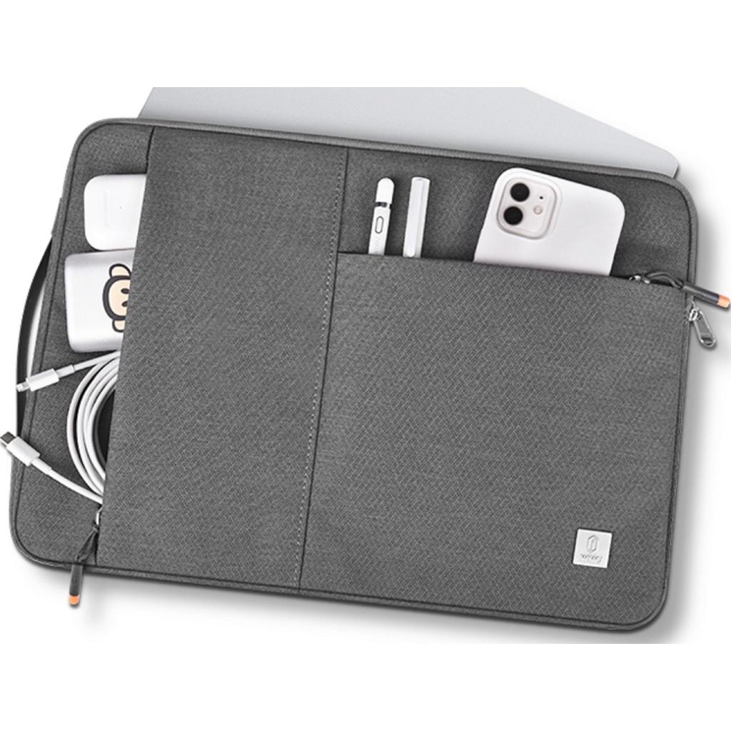 Túi chống sốc WI WU Alpha Slim Sleeve Túi xách chống sốc có quai xách nhỏ gọn cho Mac book , Laptop 13, 14, 16 inch - Hàng chính hãng