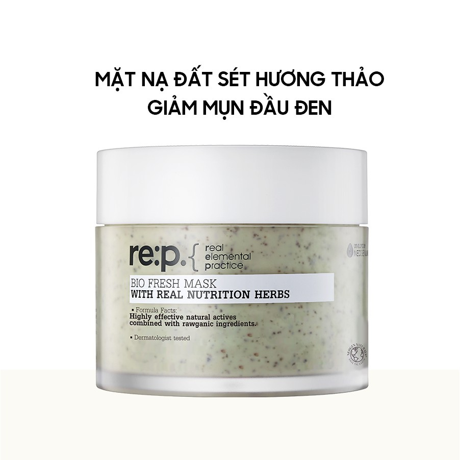 Mặt Nạ Đất Sét Hữu Cơ RE:P Bio Fresh Mask 130g