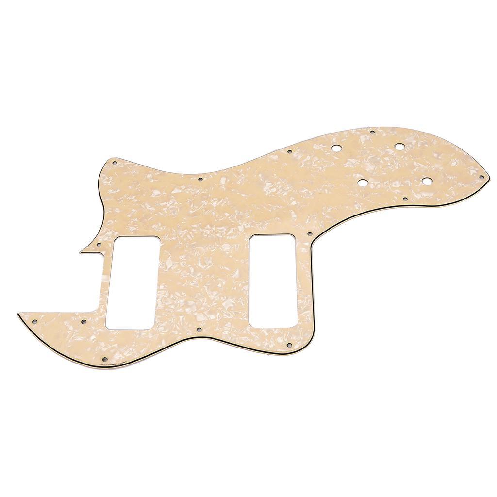 Deluxe   Guitar Anti-scratch Pickguard Parts White Pearl