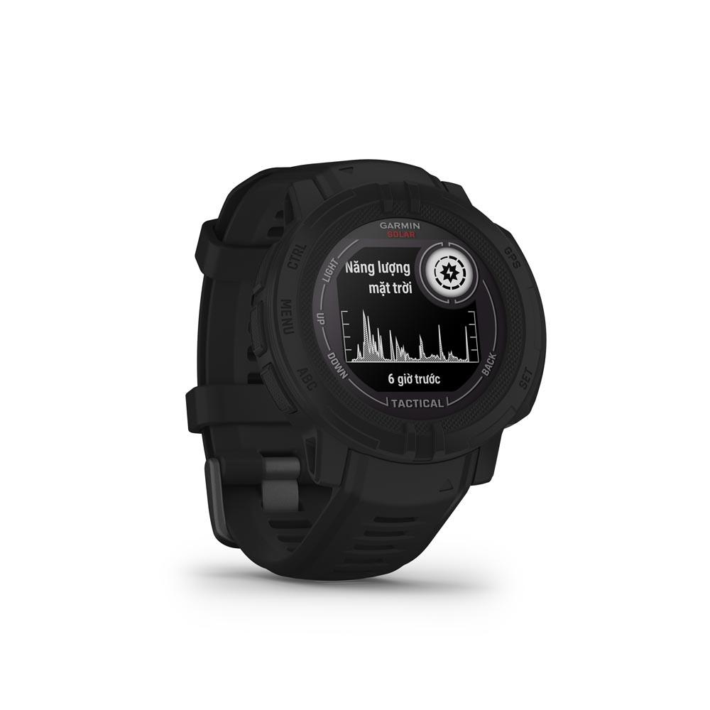 Đồng Hồ Thông Minh Garmin Instinct 2 Solar - Tactical Edition - Hàng Chính Hãng