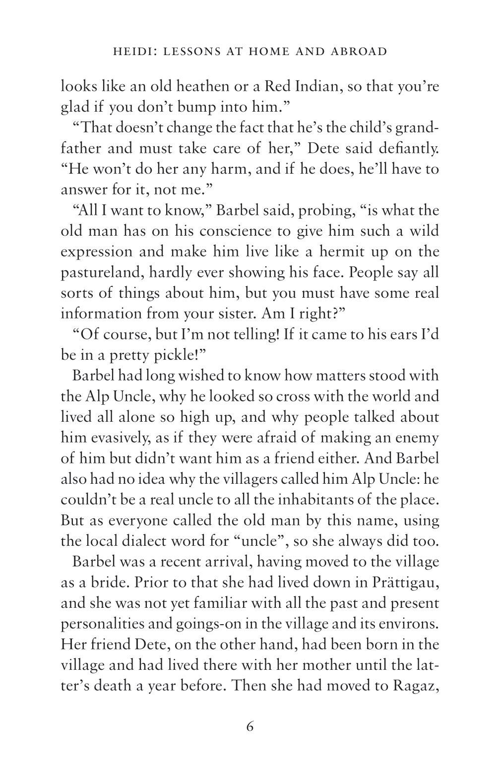 Heidi: Her Early Lessons And Travels (Alma Junior Classics)