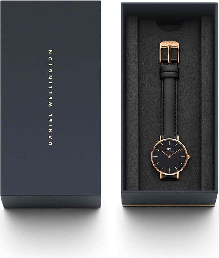 Đồng hồ nữ DANIEL WELLINGTON PETITE SHEFFIELD ROSE BLACK 28MM DW00100224