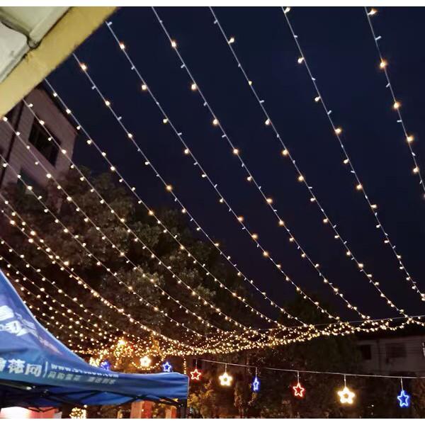 Đèn nháy trang trí mắt đá kim cương đổi nhiều màu trang trí Noel trang trí cây cảnh nhà cửa cửa hàng