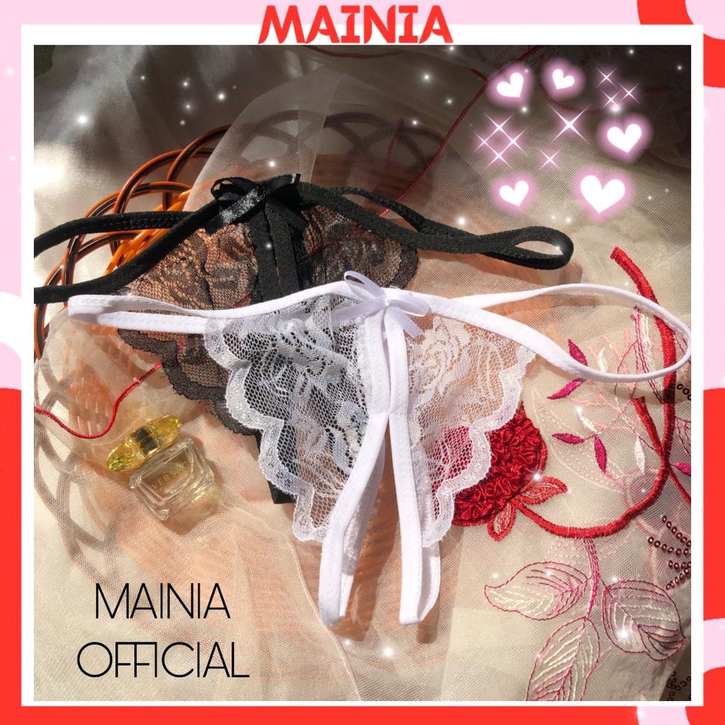 Quần Lót Ren Lọt Khe Hở Đáy Dây Hông Siêu Sexy Gợi Cảm Quyến Rũ Mainia Shop