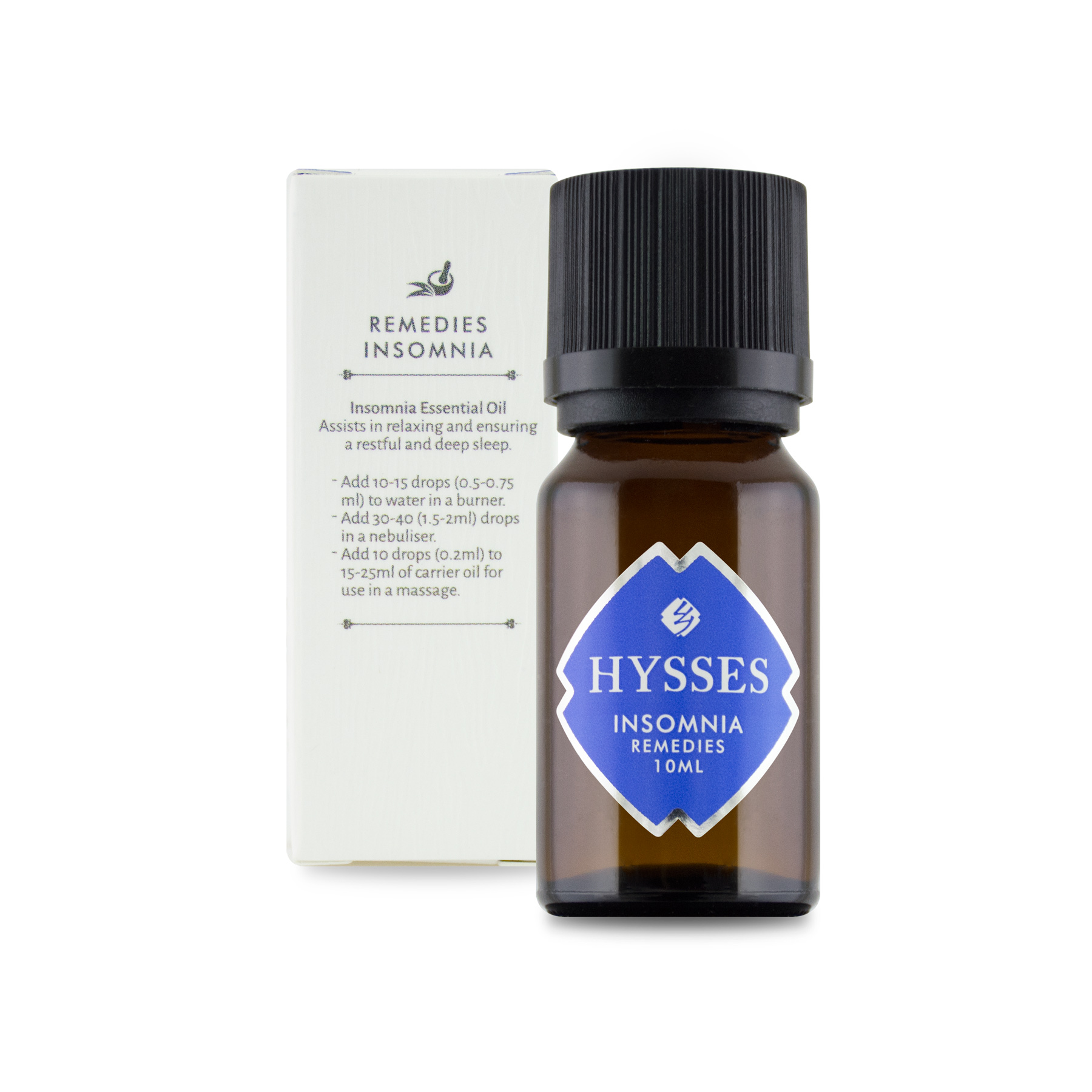 Tinh Dầu Cao Cấp Hysses Remedies Insomnia Giảm Căng Thẳng, Hỗ Trợ Người Bị Mất Ngủ, Khó Ngủ, Ngủ Không Sâu, Stress Với Tinh Dầu Kinh Giới & Gỗ Đàn Hương Hữu Cơ Tự Nhiên