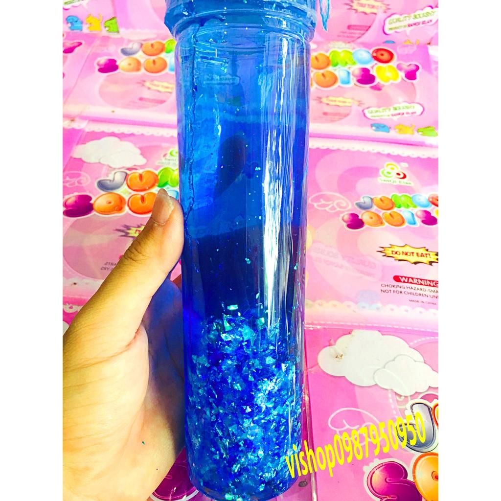 SLIME KIM TUYẾN THUỶ TINH LOẠI TO 6 màu Slam thiết kế độc đáo ấn tượng squishy