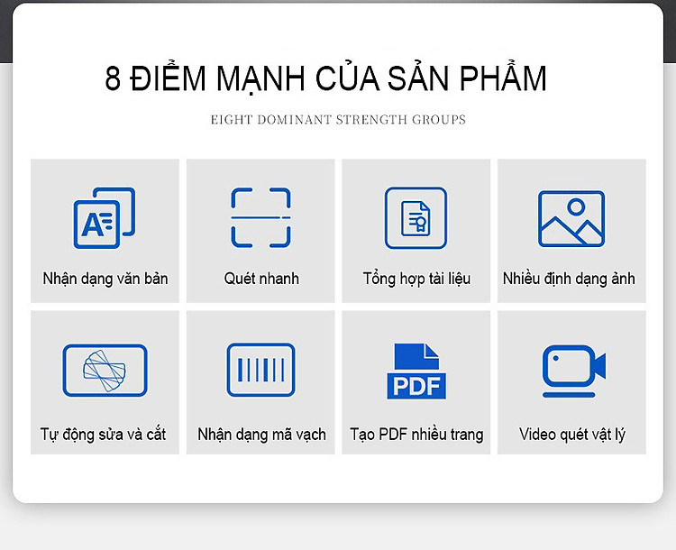 Máy Scan Màu Di Động Với Camera Kép Tự Động Lấy Nét Tích Hợp Đèn LED Trợ Sáng - Kèm Chân Đế Cứng K-1002