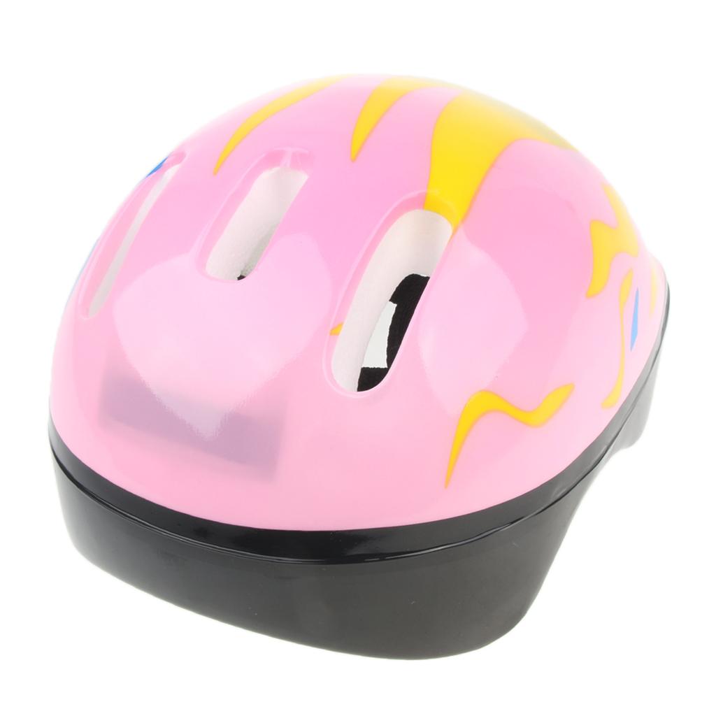 Kids Roller Skating Skateboarding Safety Helmet Head Protection Hat Pink