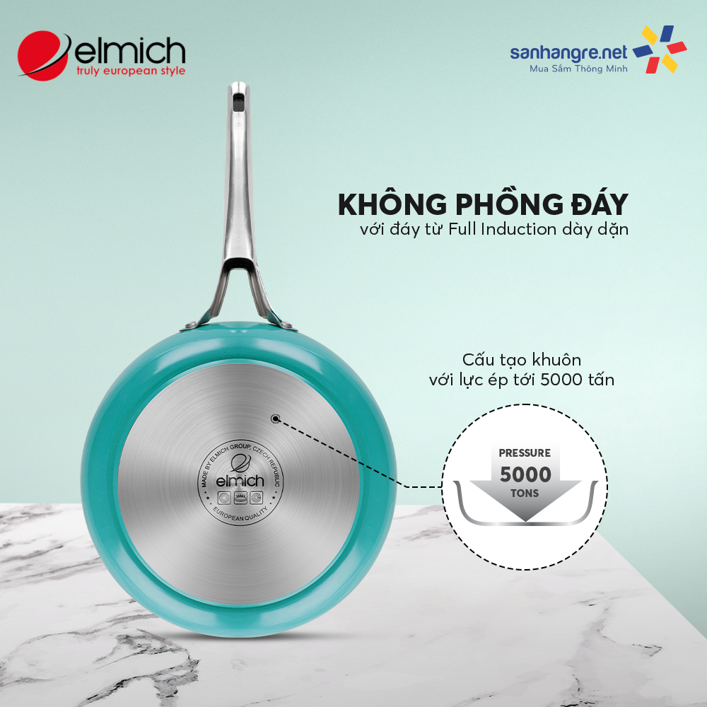 Chảo chống dính Full induction Elmich Hera EL8242 size 26cm - Hàng chính hãng