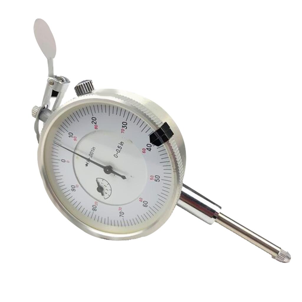0-0.5Inch Độ Chính Xác Mặt Số Kiểm Tra Chỉ Số Gage Đo với Con Trỏ Hệ Inch