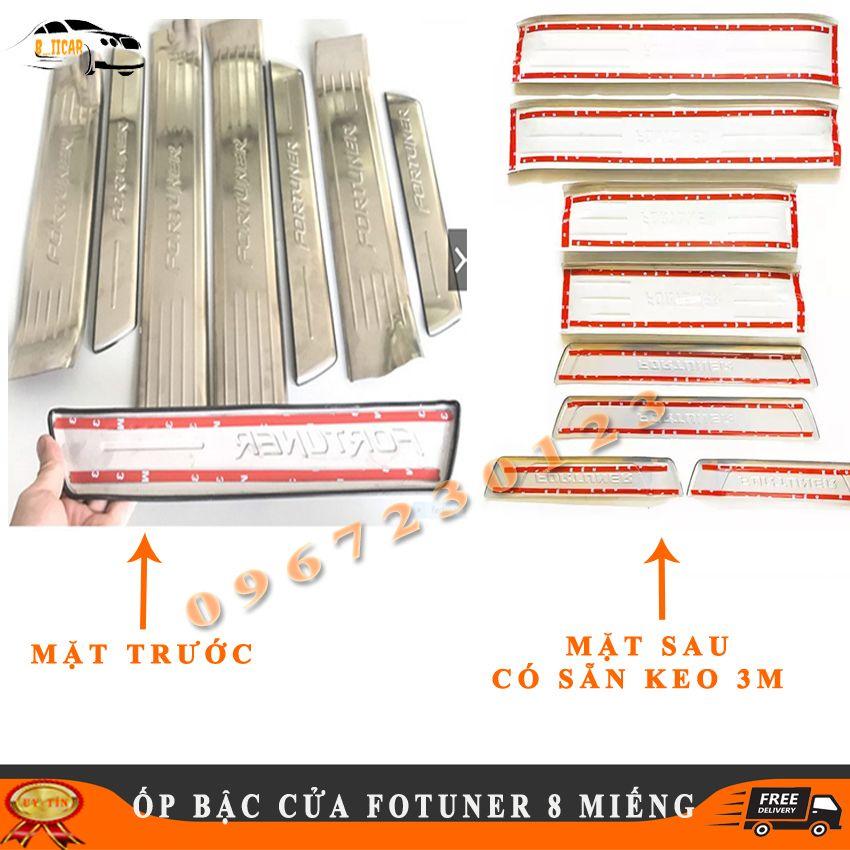 Nẹp Bước Chân Ô TÔ TOYOTA FORTUNER 2008-2021 Inox-Titan