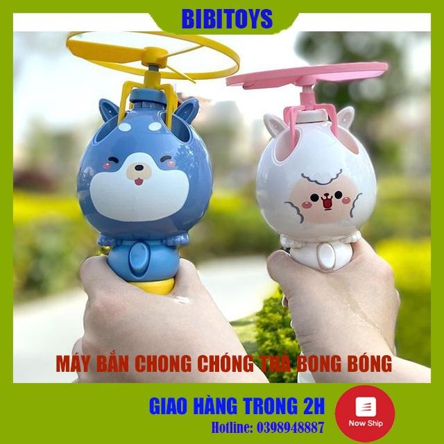 Đồ chơi hót chong chóng thả bong bóng xà phòng cho bé