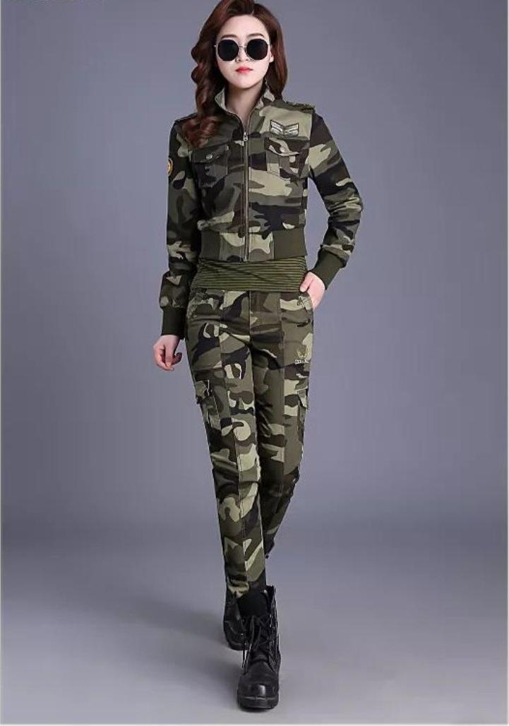 Sét quần và áo khoác kaki cao cấp TK118