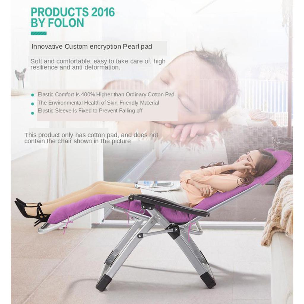 Home Office Chair Backrest Pad Seat Cushion Recliner Long Cushion Black