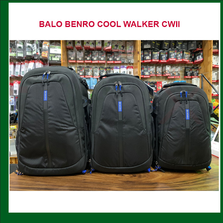 BALO MÁY ẢNH BENRO COOL WALKER CWII 100N/200N/300N - HÀNG CHÍNH HÃNG