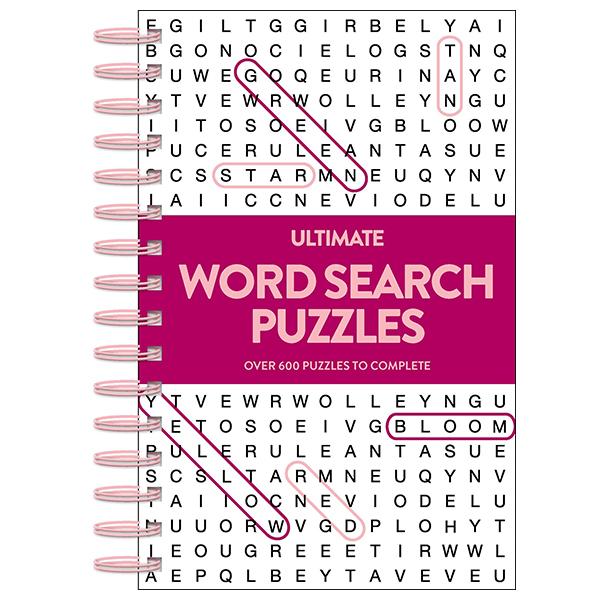 Sách ngoại văn: Ultimate 600 Puzzles - Word Search - Plum