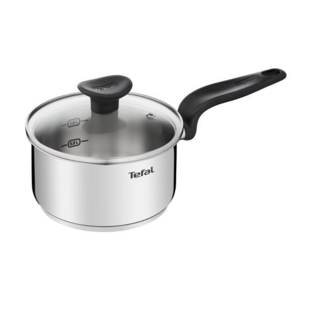 Nồi inox cán dài Tefal Primary 18cm, 2.1L, dùng cho mọi loại bếp- Hàng chính hãng