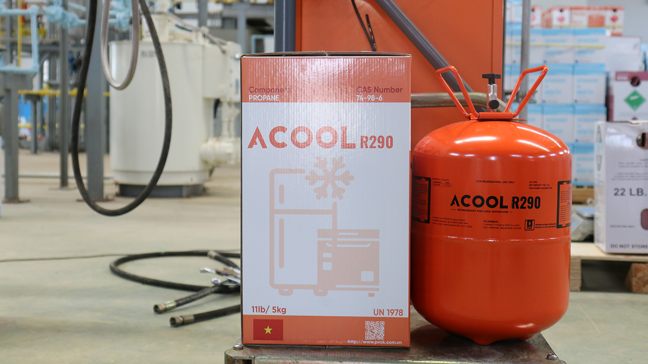 Gas lạnh ACOOL R290 bình 5,5 kg