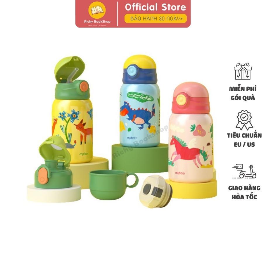 Bình Đựng Nước Giữ Nhiệt Kèm Ống Hút Cho Bé - Mideer Vacuum Insulated Bottle