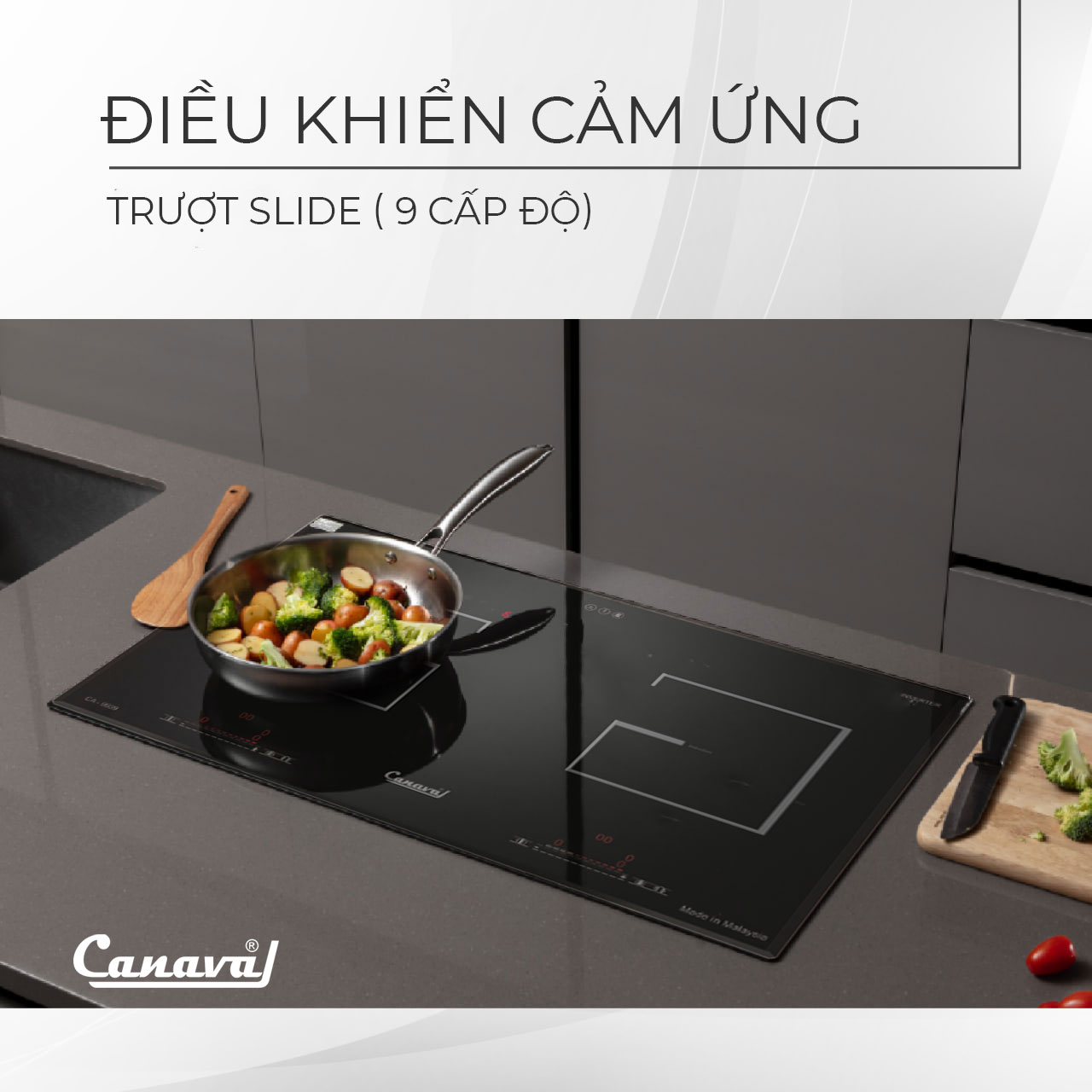 Bếp điện từ đôi Canaval CA9939 - Hàng nhập khẩu
