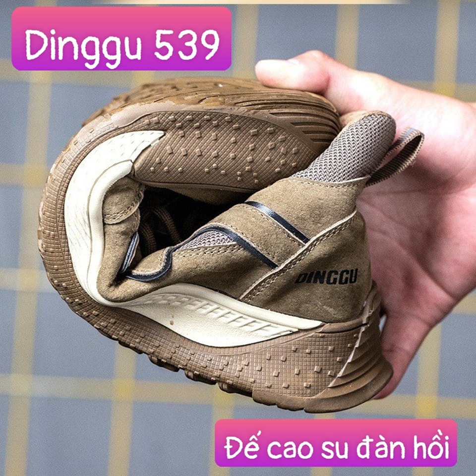 Giày Bảo Hộ Lao Động DINGGU 539, Thể Thao, Chống Trơn Trượt, Chống Đinh, Chống Va Đập, Siêu Nhẹ, Thoáng Khí, Mẫu Mới 2023, Nhập khẩu Trung Quốc, Tặng Kèm Vớ